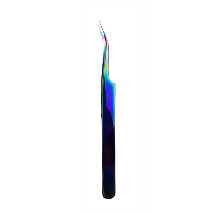 Rainbow Titanium Eyelash Tweezers
