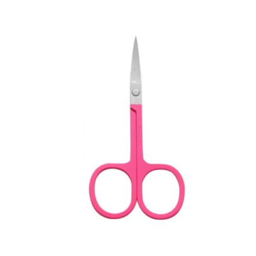 Pink-Coated Grooming Scissors