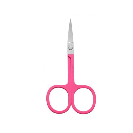 Pink-Coated Grooming Scissors