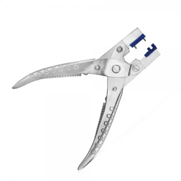 Parallel action post pushing pliers for eyewear frame work by Desire Surgical Instrument
