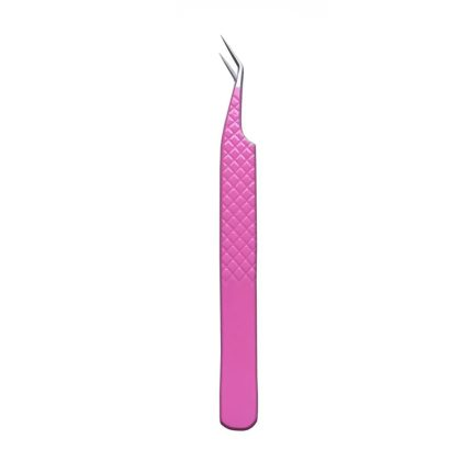 Matte Black Gold-Tipped Eyelash Tweezers