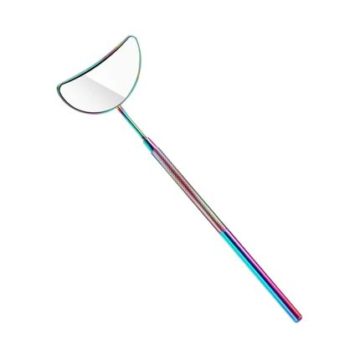 Multi-Color Rainbow / Plasma Crescent Moon Lash Mirror