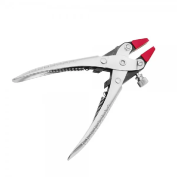 Parallel flat nose pliers with adjustable red nylon jaws by Desire Surgical Instrument