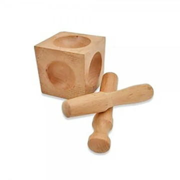 2 PUNCH WOOD DAPPING SET