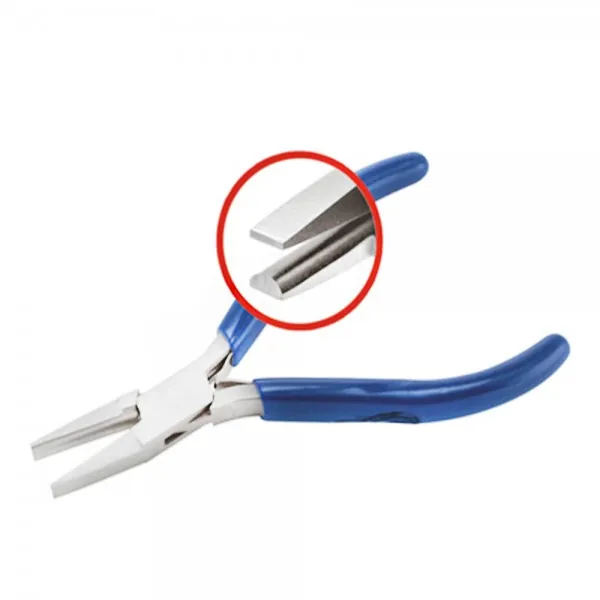 Flat and half round forming pliers 115mm for jewelry wire and metal work by Desire Surgical Instrument