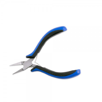 Black and blue ergonomic flat nose pliers 115mm by Desire Surgical Instrument