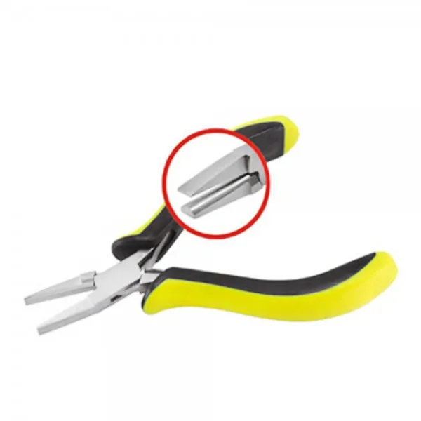 Ergo flat and half round pliers 120mm for jewelry wire and metal work by Desire Surgical Instrument